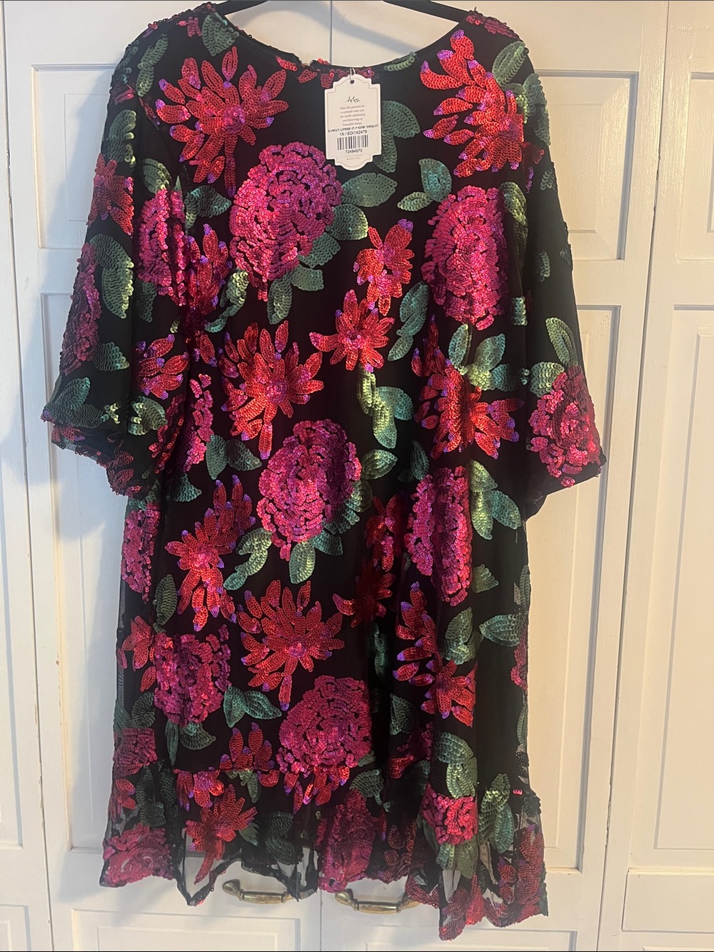 Ivy City Floral Sequin Evelyn Dress Size 1 X